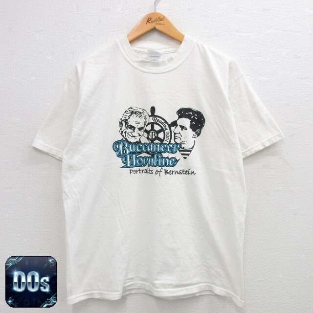 バッカニア 00s 半袖Tシャツ ホーンライン ホワイト L | 古着