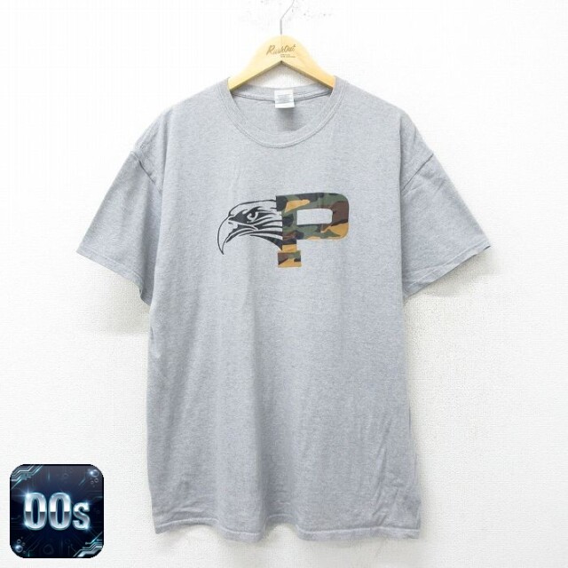 00s 半袖Tシャツ 鳥 グレー XL | 古着