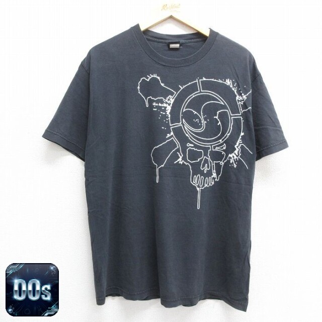 00s 半袖Tシャツ スカル ブラック L | 古着