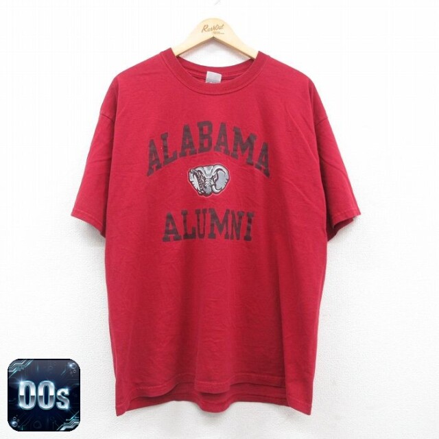 00s 半袖Tシャツ ALABAMA ALUMNI ゾウ バーガンディ XL | 古着