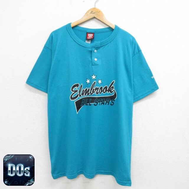 【50%OFF】ウィルソン 00s 半袖Tシャツ Elmbrook ネイビー XL | 古着