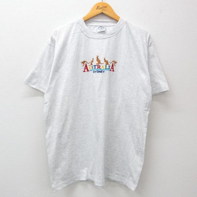 00s 半袖Tシャツ カンガルー グレー XL | 古着