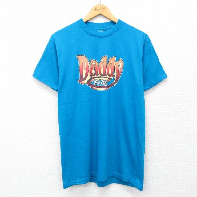 ヘインズ 80s 半袖Tシャツ Daddy ライトブルー M | 古着