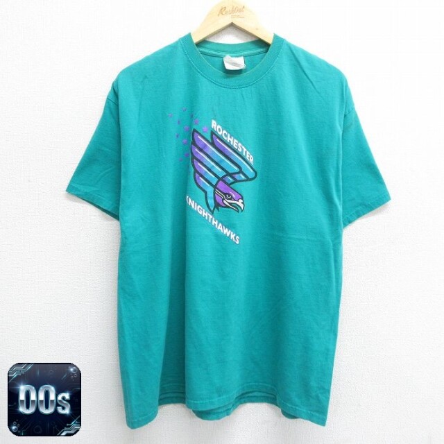 00s 半袖Tシャツ ロチェスターナイトホークス ブルー XL | 古着