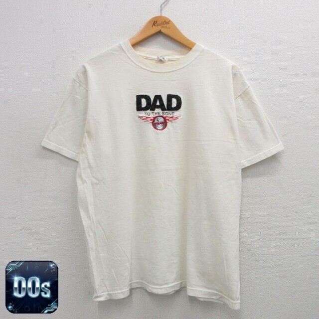 00s 半袖Tシャツ スカル 生成り XL | 古着