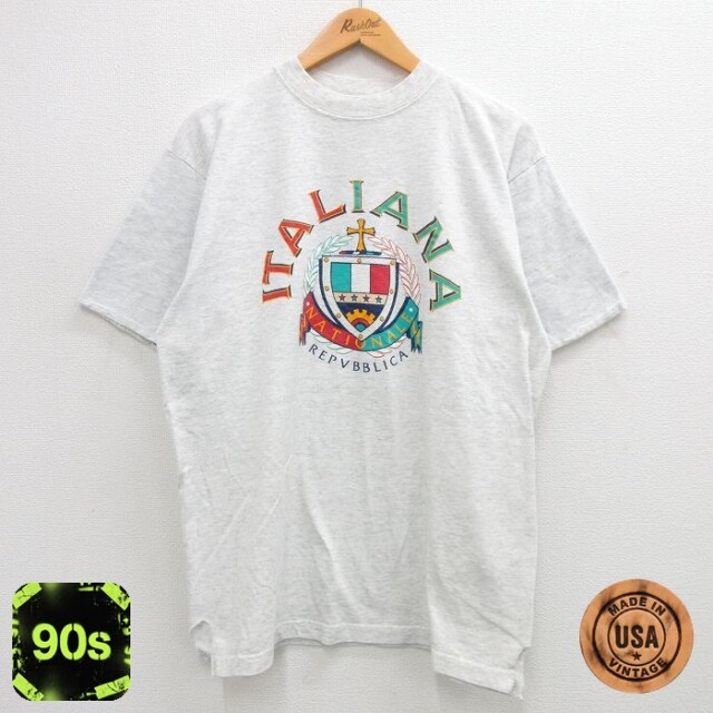 90s 半袖Tシャツ 霜降り グレー XL | 古着