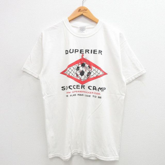 00s 半袖Tシャツ サッカーキャンプ ホワイト L | 古着