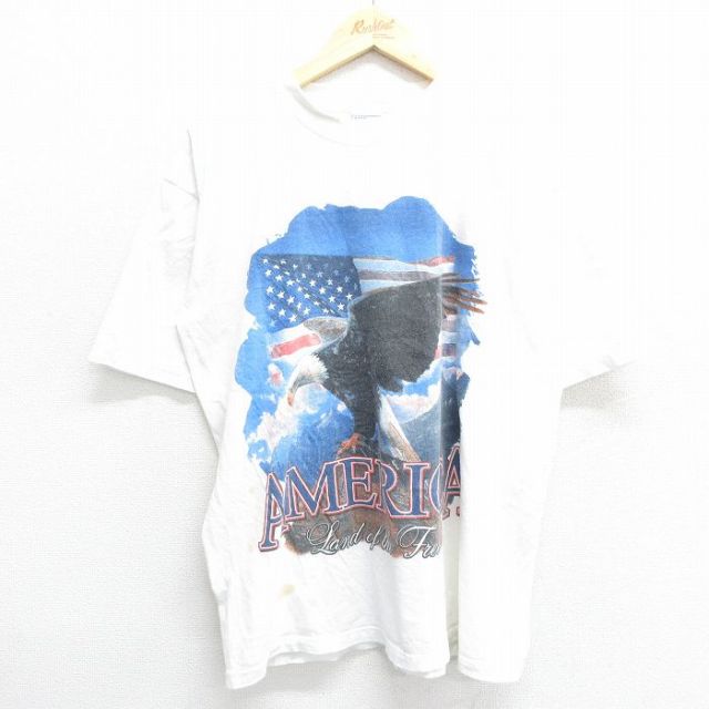 All Sport 00s 半袖Tシャツ ワシ ホワイト XL | 古着