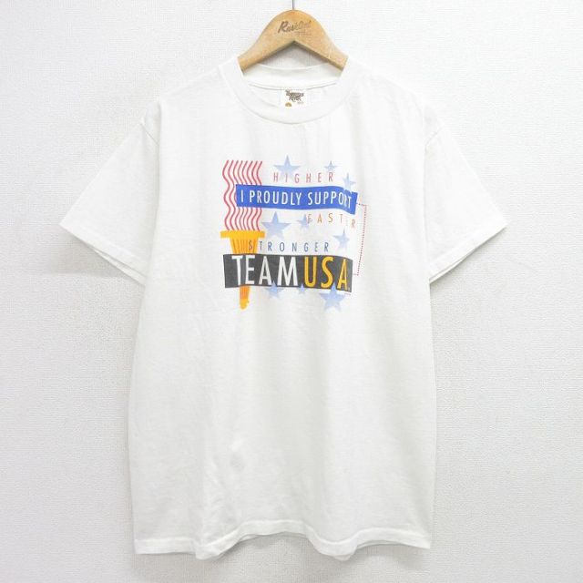 90s 半袖Tシャツ 聖火 ホワイト XL | 古着
