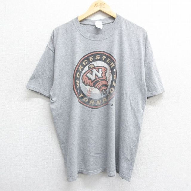 00s 半袖Tシャツ WORCESTER TORNADOES グレー XL | 古着