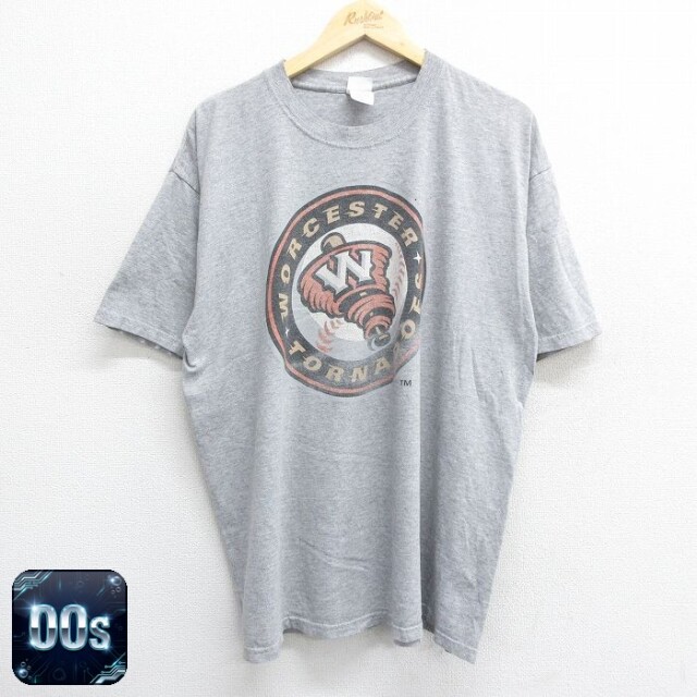 00s 半袖Tシャツ WORCESTER TORNADOES グレー XL | 古着