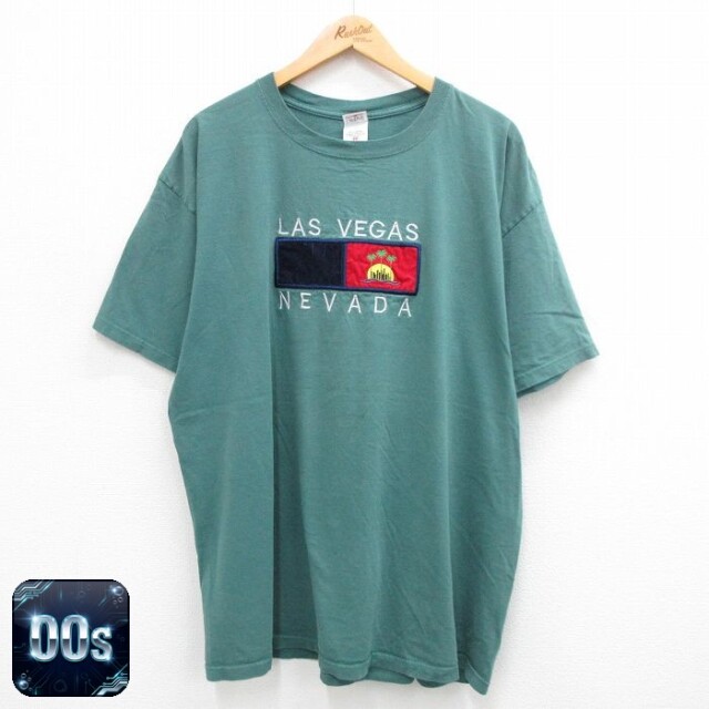 00s 半袖Tシャツ ラスベガス グリーン XL | 古着