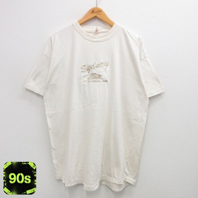 90s 半袖Tシャツ シドニー ベージュ XL | 古着
