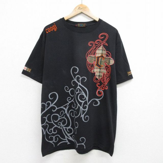古着通販 XL☆古着 クージー COOGI 半袖 ビンテージ Tシャツ メンズ 00