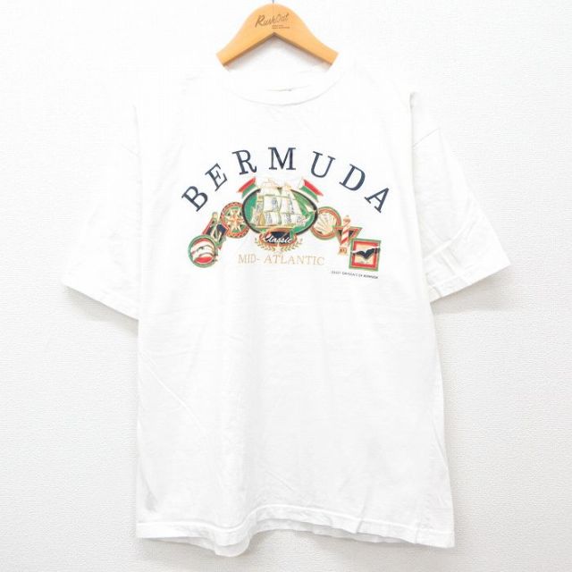 00s 半袖Tシャツ 船 ホワイト XL | 古着