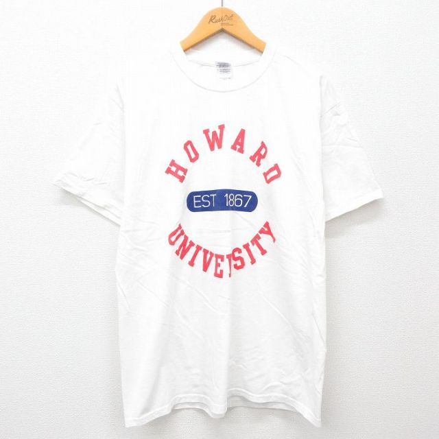 00s 半袖Tシャツ ハワード大学 ホワイト XL | 古着