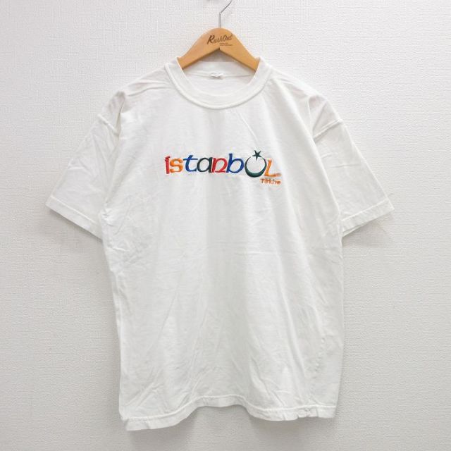 00s 半袖Tシャツ イスタンブール ホワイト L | 古着