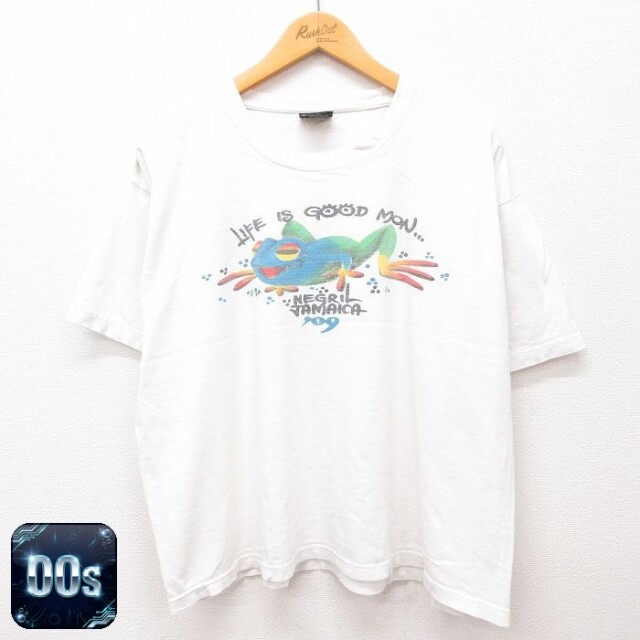 00s 半袖Tシャツ カエル ホワイト XL | 古着