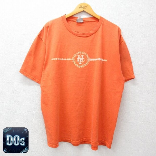 【50%OFF】リー 00s 半袖Tシャツ NFL ニューヨークメッツ オレンジ XL | 古着