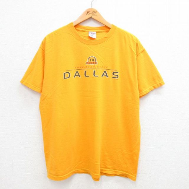 00s 半袖Tシャツ テキサス イエロー XL | 古着