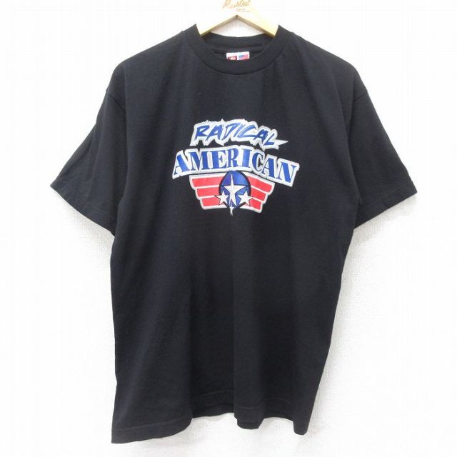 00s 半袖Tシャツ RADICAL AMERICAN ブラック L | 古着