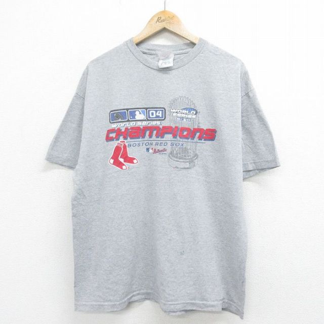00s 半袖Tシャツ ボストンレッドソックス グレー霜降り XL | 古着
