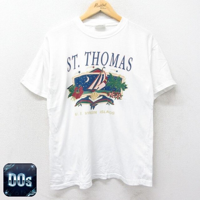 00s 半袖Tシャツ セントトーマス ホワイト XL | 古着