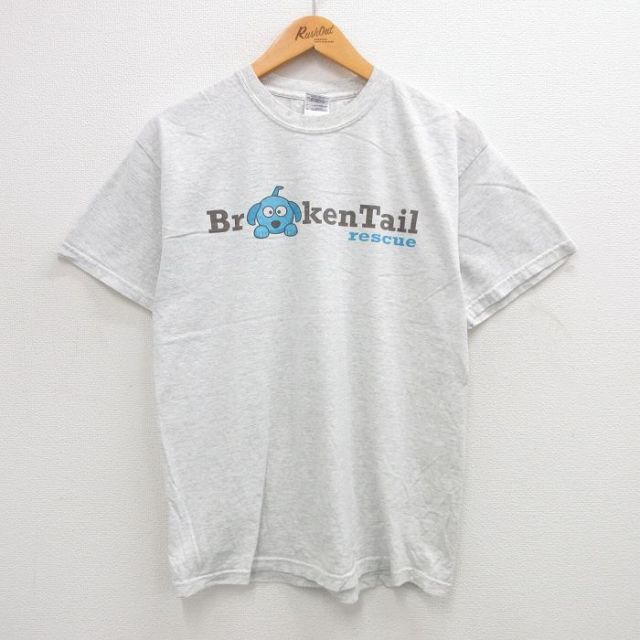 00s 半袖Tシャツ 犬 グレー M | 古着