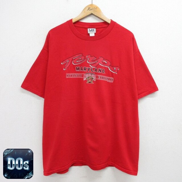 リー 00s 半袖Tシャツ メリーランドテラピンズ レッド XL | 古着