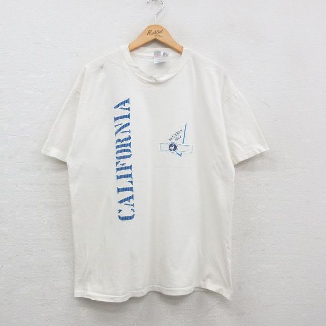 ヘインズ 00s 半袖Tシャツ カリフォルニア ホワイト XL | 古着