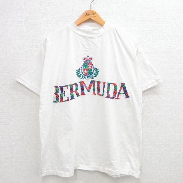 90s 半袖Tシャツ バミューダゴルフ ホワイト XL | 古着