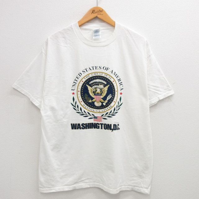 00s 半袖Tシャツ ワシ ホワイト XL | 古着