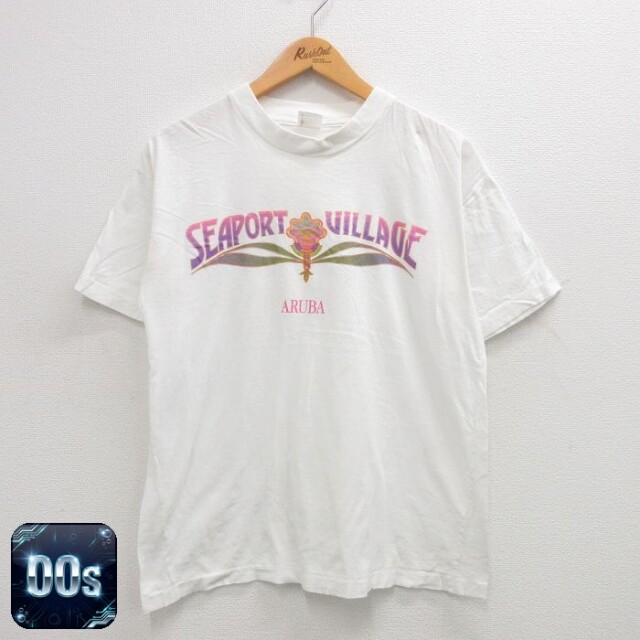 00s 半袖Tシャツ シーポートヴィレッジ ホワイト L | 古着