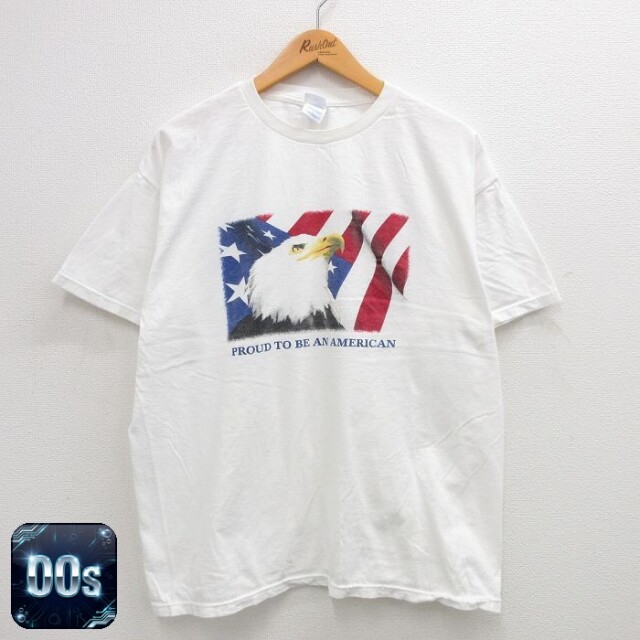 00s 半袖Tシャツ ワシ ホワイト XL | 古着