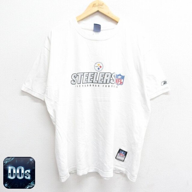 【50%OFF】リーボック 00s 半袖Tシャツ ピッツバーグスティーラーズ ホワイト XL | 古着