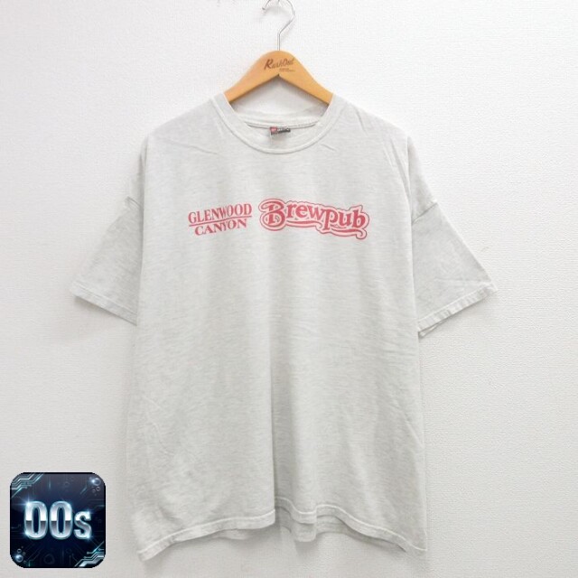 ヘインズ 00s 半袖Tシャツ GLENWOOD CANYON グレー XL | 古着