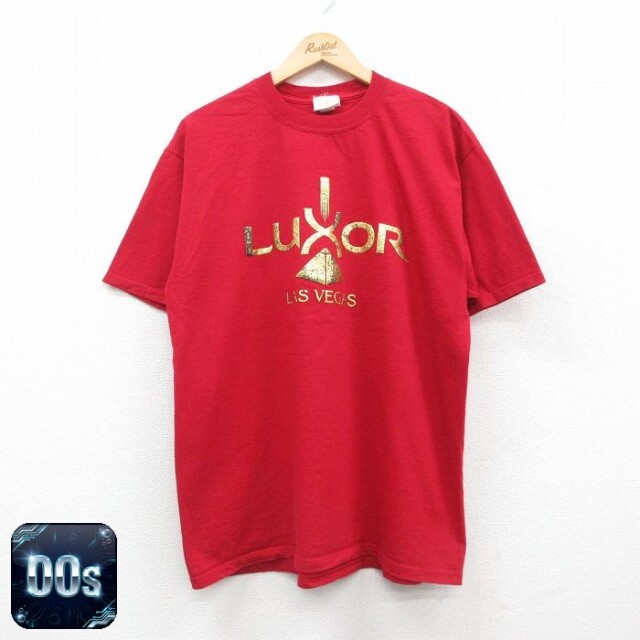 00s 半袖Tシャツ ラスベガス レッド XL | 古着