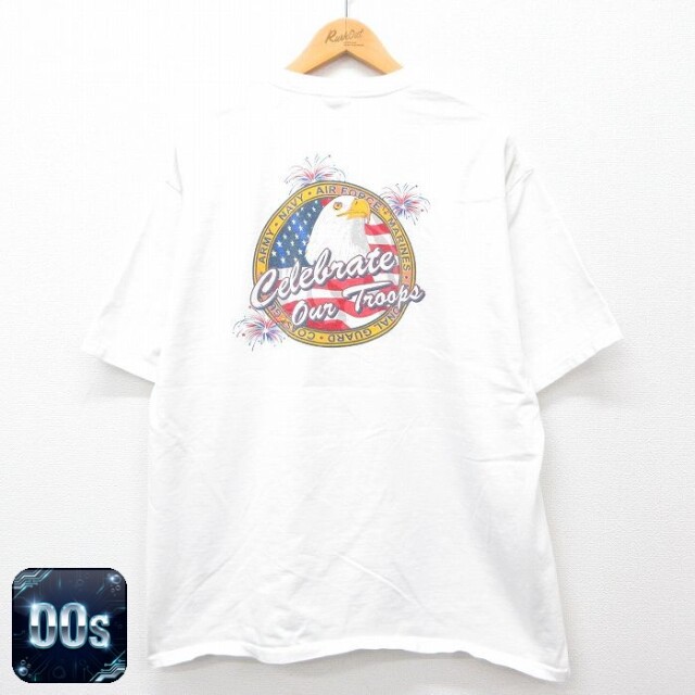 00s 半袖Tシャツ ARMY ホワイト XL | 古着