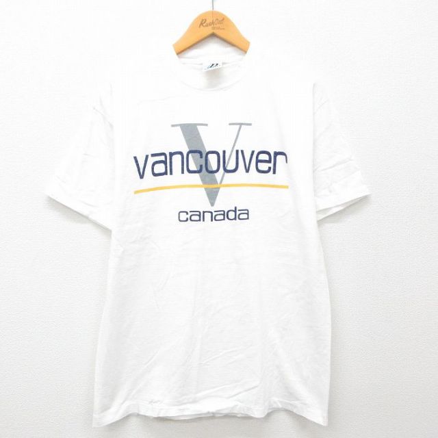 00s 半袖Tシャツ バンクーバー ホワイト L | 古着