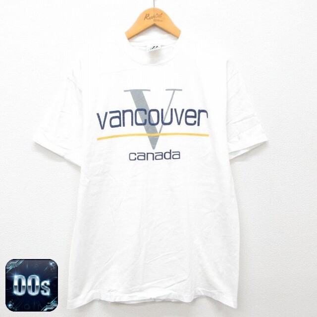 00s 半袖Tシャツ バンクーバー ホワイト L | 古着