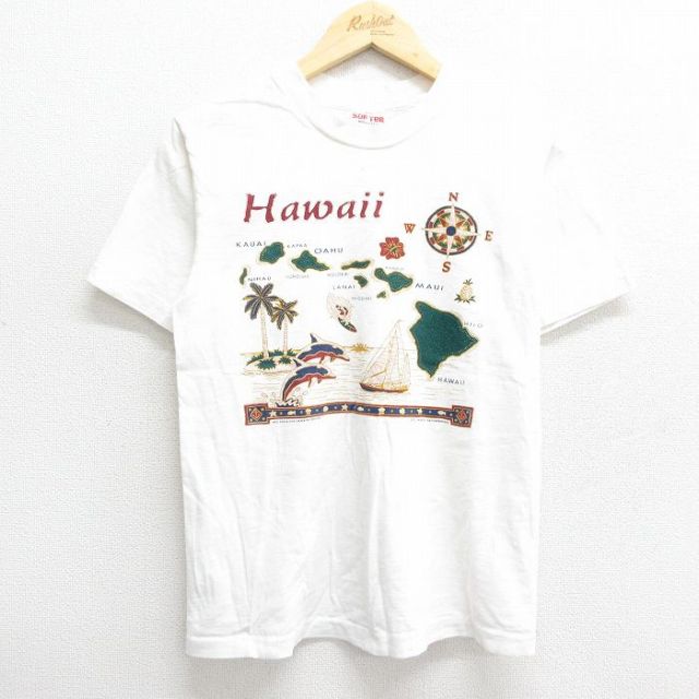 古着通販 S☆古着 半袖 ビンテージ Tシャツ メンズ 90年代 90s ハワイ  