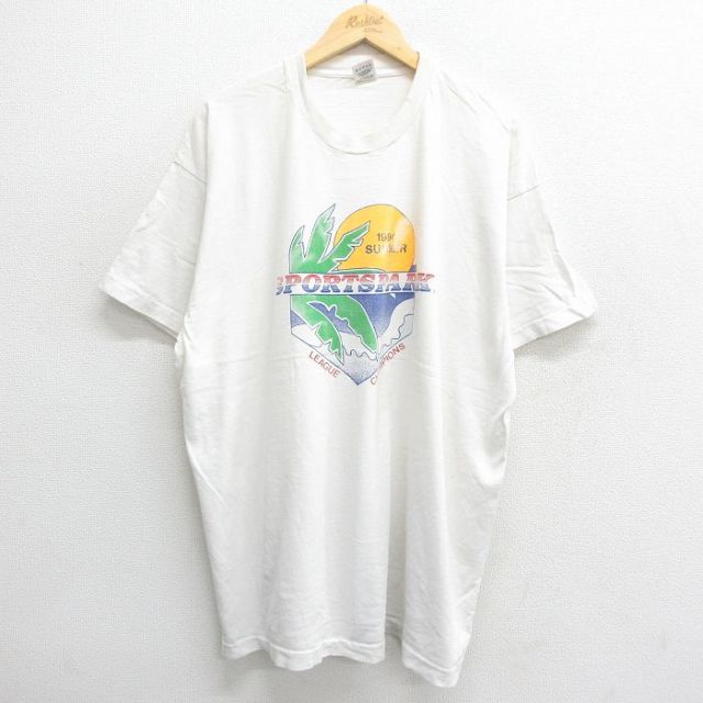 フルーツオブザルーム 90s 半袖Tシャツ SPORTSPARK ホワイト XL | 古着