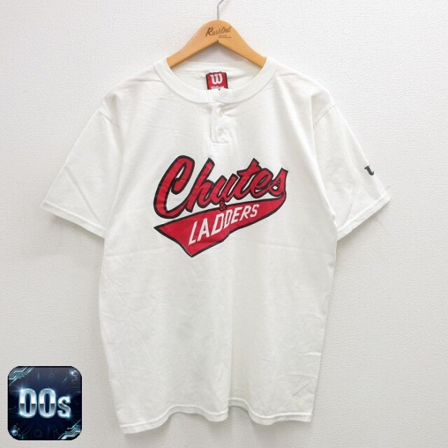 【50%OFF】ウィルソン 00s 半袖Tシャツ Chutes ホワイト L | 古着
