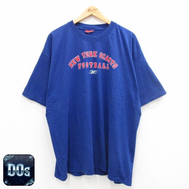 【50%OFF】00s 半袖Tシャツ NFL ニューヨークジャイアンツ ネイビー XL | 古着
