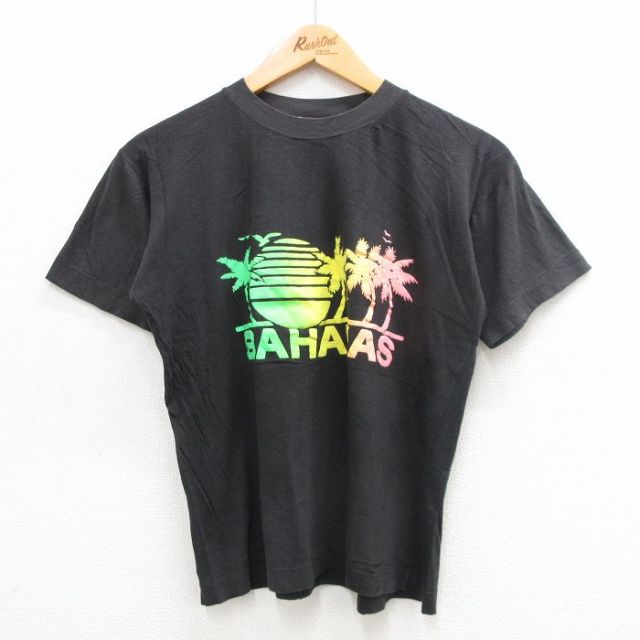 90s 半袖Tシャツ バハマ ブラック M | 古着