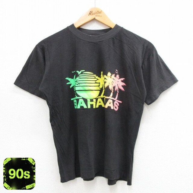 90s 半袖Tシャツ バハマ ブラック M | 古着