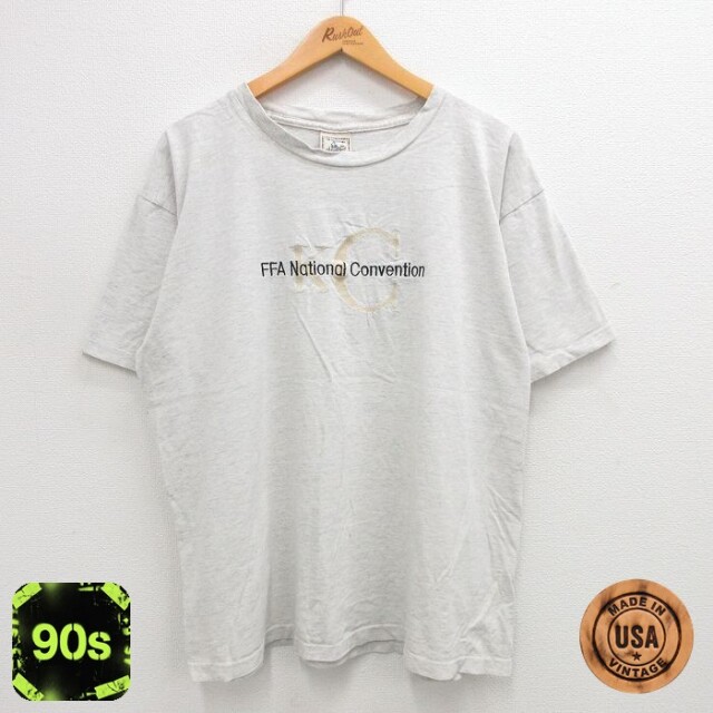 90s 半袖Tシャツ FFA グレー XL | 古着