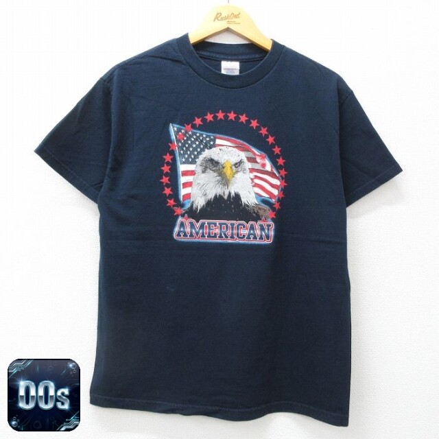 00s 半袖Tシャツ ワシ ネイビー M | 古着