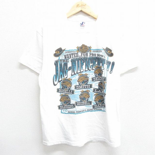 00s 半袖Tシャツ ジャクソンビルジャガーズ ホワイト L | 古着