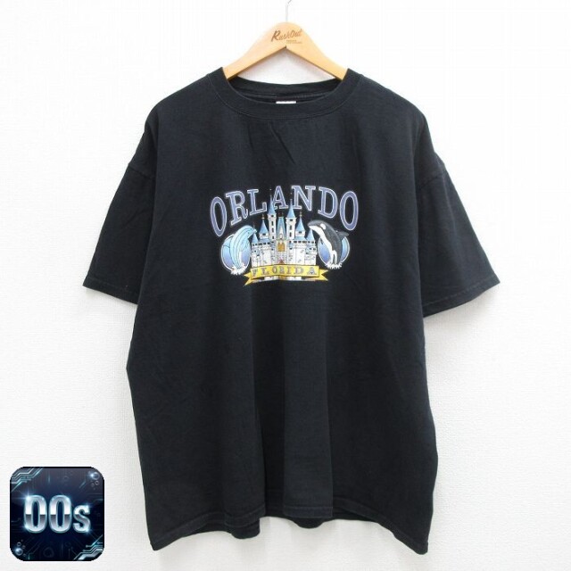 00s 半袖Tシャツ イルカ ブラック XL | 古着